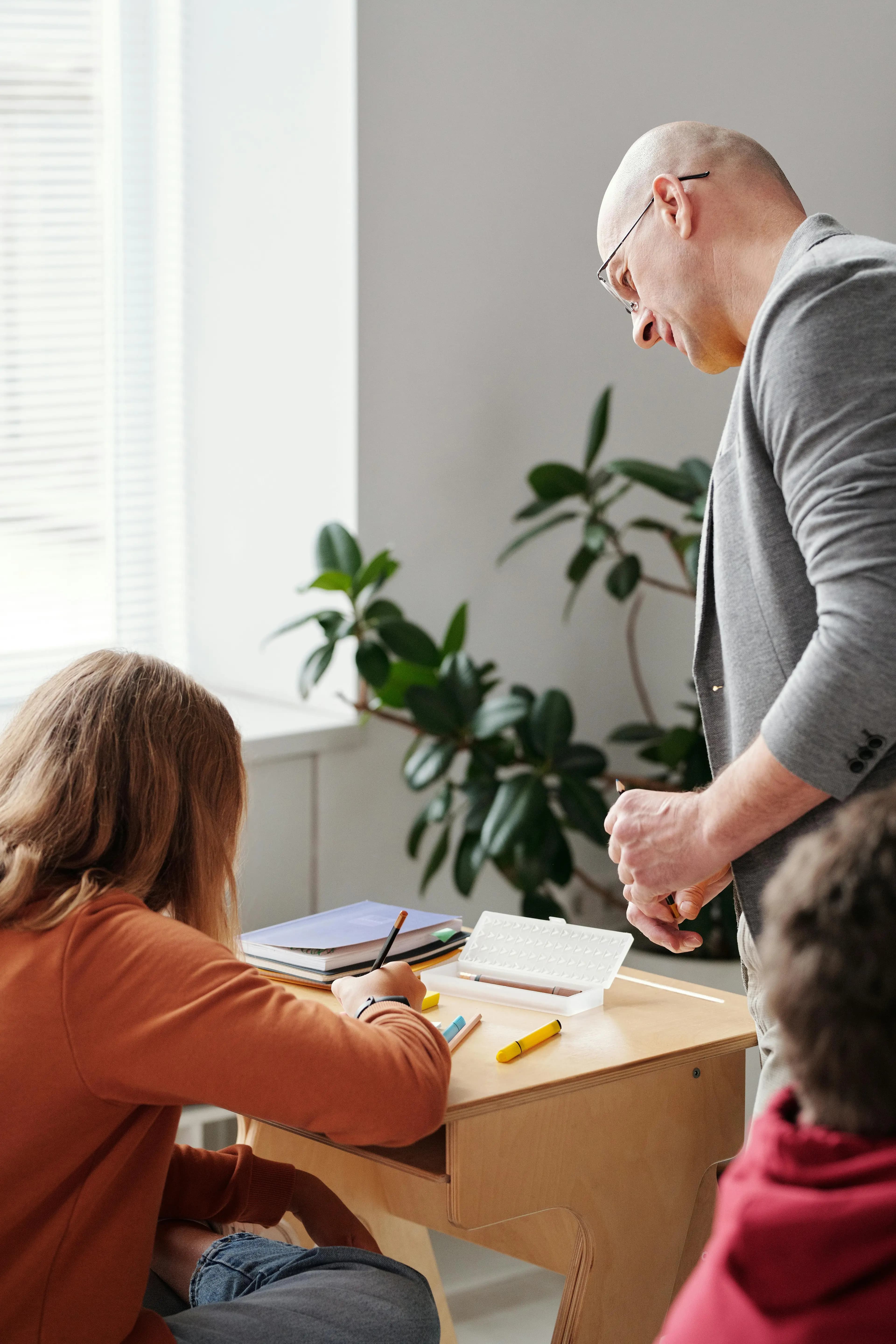 Instructors collaborating